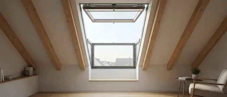 Dachfenster als Teil des zweiten Rettungswegs im ausgebauten Dachgeschoss